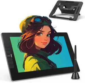 VEIKK VK1200 V3 Drawing Tablet with Screen, 11.6 Inch Full-Laminated Graphics Drawing Monitor Pen Display,8192 Pressure Sensitivity, with 1 Stand,2 Pens and 1 Glove