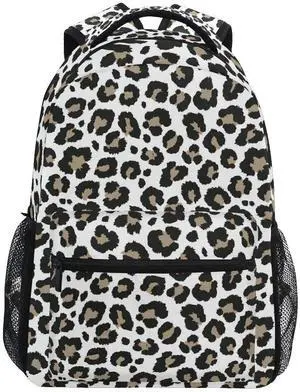 ALAZA Cheetah Leopard Print Animal Skin Large Backpack for Kids Boys Girls Student Personalized Laptop iPad Tablet Travel School Bag with Multiple Pockets