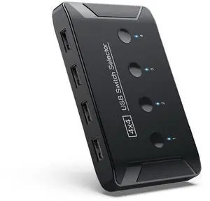 chenyang USB 2.0 HUB KVM Switch Selector 4 Port PCs Sharing 4 Devices for Keyboard Mouse Scanner Printer chenyang USB 2.0 HUB KVM Switch Selector 4 Port PCs Sharing 4 Devices for Keyboard Mouse Scanner Printer