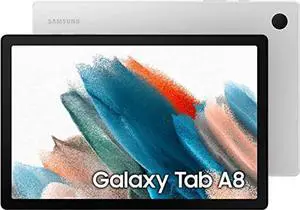 SAMSUNG Galaxy Tab A8 10.5" 128GB Android Tablet, LCD Screen, Kids Content, Smart Switch, Expandable Memory, Long Lasting Battery, Fast Charging, US Version, 2022, Silver, Exclusive SAMSUNG Galaxy Tab A8 10.5" 128GB Android Tablet, LCD Screen, Kids Content, Smart Switch, Expandable Memory, Long Lasting Battery, Fast Charging, US Version, 2022, Silver, Exclusive
