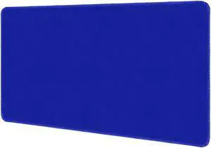 LERYG Large Tabletop Game Playmat, Poker Mat, Water-Resistant Non-Slip Desk Mat, Mahjong & Card Game Rubber Mat (180 * 90cm, 2mm Thick) - Blue