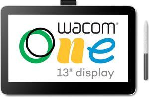 Wacom One 13 Touch Drawing Tablet with Screen, 13.3" HD Full-Laminated Touchscreen Digital Art Pad with Creative Software and Training, Graphics Drawing Tablet for Mac, Windows PC, Chromebook