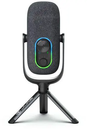 JLab JBuds Talk USB Gaming Streaming Microphone, White, USB-C Output, Cardioid, Omni, Stereo, Bi-Directional, 96k Sample Rate, Volume Control, Gain Control, and Quick Mute, 3.5mm AUX, Plug and Play JLab JBuds Talk USB Gaming Streaming Microphone, White, USB-C Output, Cardioid, Omni, Stereo, Bi-Directional, 96k Sample Rate, Volume Control, Gain Control, and Quick Mute, 3.5mm AUX, Plug and Play