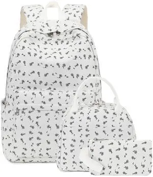 BTOOP School Backpacks for Teen Girls Bookbags Lightweight Kids Backpack School Bags Set with Lunch Box Pencil Case