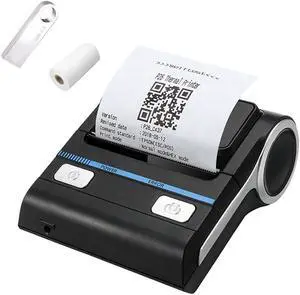 IS NOT compatible with iphone/ipad/MAC,80mm bluetooth portable thermal receipt printer,only compatible with android/Windows,3 inch Ticket wireless android bill invoice printer for small business
