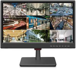 Jexiop 19 Security Monitor,Small Surveillance Monitor HDMI VGA and BNC Input,Computer Monitor with Speakers for CCTV DVR Office and Home Security Camera System Surveillance