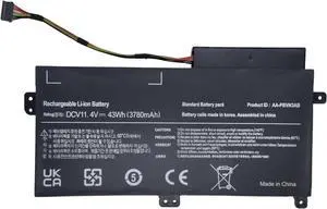 Batterymarket AA-PBVN3AB Replacement Laptop Battery Compatible with Samsung NP370R4E NP370R5E NP450R4E NP450R5E NP510R5E 11.4V 43Wh/3780mAh