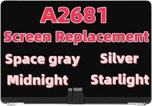 DZLQS A2681 LCD Screen Display Assembly Replacement Compatible with 13.6 inch Retina 2560x1664 Mac14,2 & MacBook Air 13.6" M2 2022 A2681 EMC 4074 (Starlight)