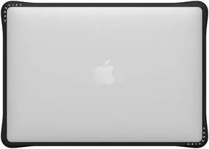 CASETiFY Impact MacBook Pro 13" (2022) Case [Enhanced Protective Corner Design/Ventilation Cutouts/Anti-Slip Grip] - Clear Black