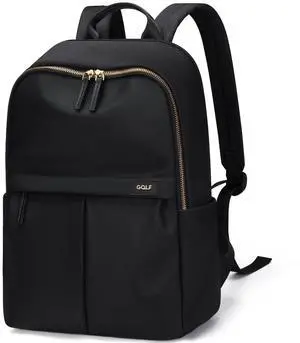 GOLF SUPAGS Laptop Backpack with Separate Laptop Compartment Water Resistant Computer Backpacks Fits 15.6 Inch Notebook Travel Work Bags for Women (Black)