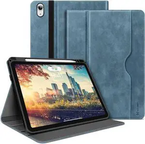 H HOLIMET Case for iPad Air 13 Inch Case M3 2025/M2 2024 with Pencil Holder Shockproof Folio Cover, Auto Sleep/Wake, Vegan Leather (Blue) H HOLIMET Case for iPad Air 13 Inch Case M3 2025/M2 2024 with Pencil Holder Shockproof Folio Cover, Auto Sleep/Wake, Vegan Leather (Blue)