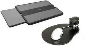 MAX SMART Ergonomic Clip On Mouse Pad and Laptop Stand with Detachable Mouse Pad