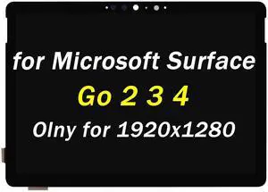 PEHDPVS Screen Replacement for Microsoft Surface Go 2 1901 1926 Go 3 1927 Go 4 1920x1280 10.5" LCD Display Touch Screen Digitizer Assembly (Only for 1920x1280 Screen)