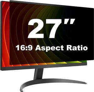 Pozlle 27 Inch Computer Privacy Screen Shield for 16:9 Widescreen Desktop Monitor Anti-Glare Blue Light Privacy Filter and Anti Spy Privacy Screen...