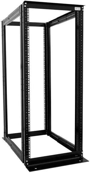 Raising Electronics Server Rack 4 Post Open Rack Frame Rack Enclosure 19 Inch Adjustable Depth Aluminum (27U,56Inch Height)