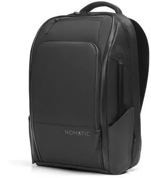 NOMATIC Travel Pack - 14L Water Resistant Laptop Bag - TSA-Ready Expandable Black Backpack