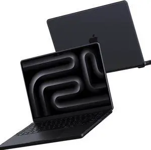 Soonjet for MacBook Pro 16 inch Case M4 2024-2021 M3 M2 M1 Pro/Max [100% Match Official Color] [Scientific Slim] Protective Hard Case Laptop Cover A3403 A3186 A2991 A2780 A2485 - Space Black Clear