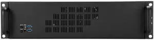 Thundcase 2U MATX rackmount Chassis Depth 11.8" ATX PSU Black