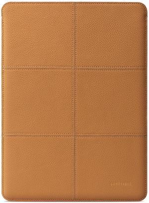 Comfyable Laptop Sleeve 13 Inch Precisely Compatible with MacBook Air M4 M3 2025 & MacBook Pro M2 M1 2022, Genuine Leather Protective Case Cover, Biscuit Brown