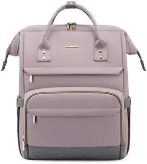LOVEVOOK Laptop Backpack for Women Computer Backpack Purse 15.6 Inch Travel Work Nurse Teacher Bag Large Capacity Computer Backpack with USB Port