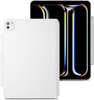 MAGEASY CoverBuddy Lite for M4 iPad Pro 11" (2024) - iPad Pro Case Compatible with Magic Keyboard for iPad Pro (M4), with Apple Pencil Pro Pencil Holder - White