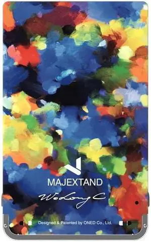 MAJEXTAND Cell Phone and Tablet Stand with 30 Heights and Angles, Landscape & Portrait Modes, Portable Adjustable Ergonomic Stand, Switch Phone and Tablet in 1 Second, US Patented (Splendid Blue)