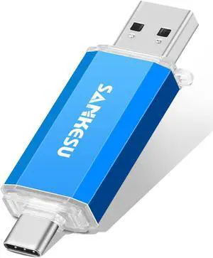 SANKESU USB C Drive 512GB- USB 3.1 C Flash Drive with Type-A & Type-C Port, OTG Thumb Drive, Dual Memory Stick for Android Phone,Mac,PC/Laptop/Tablet