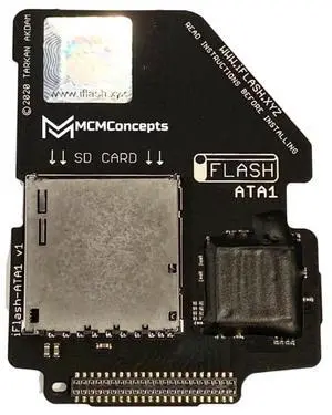 iFlash ATA1 SD Adapter for Apple iPod 4th Gen Photo Mono SD/SDHC/SDXC Card Classic by MCMConcepts