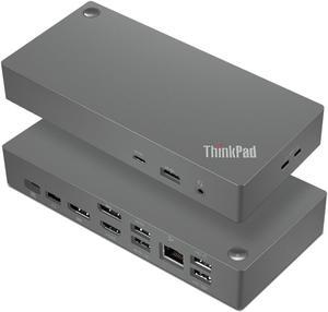 Lenovo ThinkPad Universal USB-C Dock V2-40B70090 with SOVVYDIGN HDMI Cable + SOVVYDIGN DisplayPort Cable + Starter Bundle