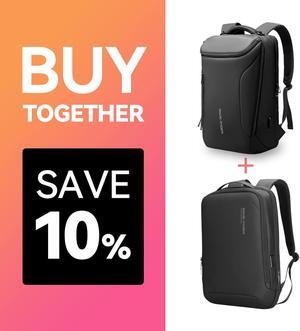 Muzee Slim Laptop Backpack For Men Hard Shell Business Backpack Fit 15.6 inch PC Casual Daypack,Black Business Backpack,Waterproof bag for Travel Flight