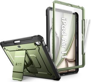 SUPCASE for iPad Air 11 Inch Case 6th Generation M2 2024, [Built-in Screen Protector & Pencil Holder & Stand] Full-Body Rugged Cover for iPad Air 6th/5th/4th Gen (11/10.9 Inch, 2024/2022/2020), Guldan