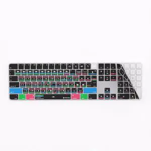 Keyboard Cover for Davinci Resolve - Compatible with Apple Magic Numeric Keyboard with and WithoutTouchID - Editors Keys