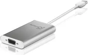 j5create USB 2.0 to VGA Display Adapter | Plug & Play USB connectivity, 3 Viewing Modes, Compatible with Windows and Mac