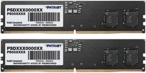 Patriot Memory Signature DDR5 RAM 16GB (2X8GB) 5600MHz CL46 UDIMM Desktop Memory Kit - PSD532G5600K