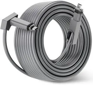 Standard Actuated Starlink Cable 75FT/23M for Starlink Rectangular Satellite V2 Replacement Cable Starlink Internet Kit for Satellite V2 Starlink Cable Extension Cord for Starlink V2 Cable-Gray