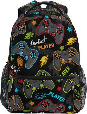 Oarencol Video Game Backpack Bookbag Gamer Gaming Daypack Travel Hiking Camping School Laptop Bag