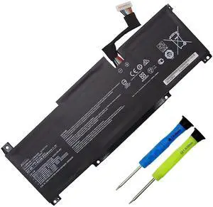 AURUNHO BTY-M491 Laptop Battery Replacement for MSI Model 15 A4M A4MW A5M A5MU A10M A10RAS A10RB A10RD A11MU A11SBU A11SB Summit B15 A11M Stealth 15M 52.4Wh