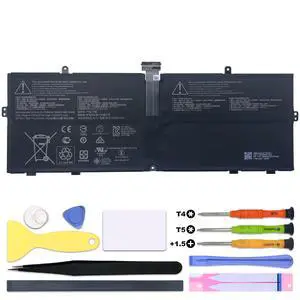 CENIFENX 916TA135H DYNZ02 Battery Replacement for Microsoft Surface Laptop Go Battery Model 1943 12.4-Inch (7.58V,39.7Wh,5235mAh) with Tools