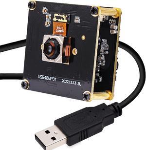 SVPRO USB Camera Module Autofocus 48MP Industrial Board Camera 8000x6000 High Definition Camera for Altimeter, Automatic Focusing UVC Plug and Play Camera for Machine Vision
