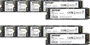 Patriot P300 128GB Internal SSD - NVMe PCIe Gen 3x4 - M.2 2280 - Solid State Drive - 10 Pack