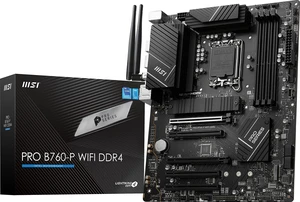 MSI PRO B760-P WiFi DDR4 ProSeries Motherboard (Supports 12th/13th/14th Gen Intel Processors, LGA 1700, DDR4, PCIe 4.0, M.2, 2.5Gbps LAN, USB 3.2 Gen2, HDMI/DP, Wi-Fi 6E, Bluetooth 5.3, ATX) MSI PRO B760-P WiFi DDR4 ProSeries Motherboard (Supports 12th/13th/14th Gen Intel Processors, LGA 1700, DDR4, PCIe 4.0, M.2, 2.5Gbps LAN, USB 3.2 Gen2, HDMI/DP, Wi-Fi 6E, Bluetooth 5.3, ATX)