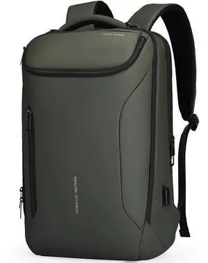 MARK RYDEN Business Backpack for Men, Waterproof High Tech Backpack with Sport Car Shape Design and USB Charging Port, Travel Laptop Backpack Fits 17.3 Inch Notebook
