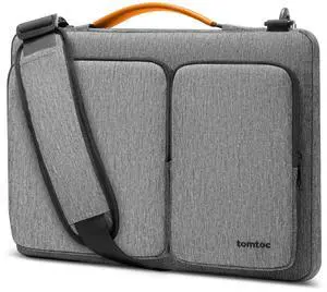 tomtoc 360 Protective Laptop Shoulder Bag for 13 Inch 2025 MacBook Air M4/A3240, M3/A3113, M2/A2681, M1/A2337, MacBook Pro M2/M1, 13-in Surface Pro 11th AI/10/9, Water-Resistant Accessory Case