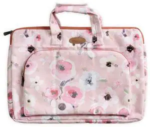 Maison d'Hermine Laptop Bag with Pocket upto 13.5 inch Stain and water repellent Cotton canvas - Romantic Poppy