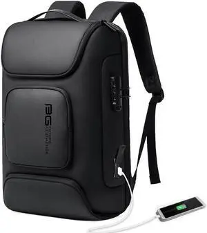 BANGE Business Backpack,Laptop Backpack with USB Charging Port, Slim Business Backpacks Fit for 15.6 INCH,Men Traveling Backpackfor Men and Women