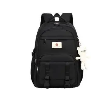 Hidds Laptop Backpack Pink+ College Backpacks Black Lightweight School Bag Large Women Bookbags