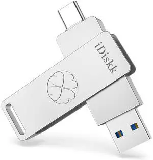 iDiskk 1TB High-Speed Solid State SSD Phone Flash Drive Photo Stick for iPhone 15/15 Plus/15 Pro/15 Pro Max,USB C iPad, MacBook,Laptops,Android Phones& PC,AUTO Backup Photos and HD Videos (500MB/S
