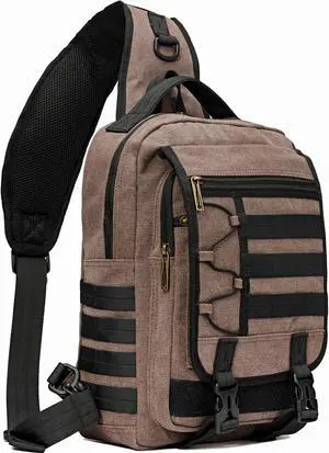 NICGID Sling Bags Chest Shoulder Backpacks, 13.3'' Laptop Backpack Crossbody Messenger Bag Travel Outdoor Men Women