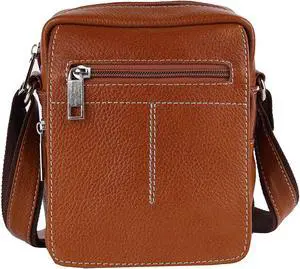 SUNLEXA :Real Leather Crossbody Bags for Women Travel Purse Crossover, Long Over the Shoulder Sling Womens Purses. (Tan)