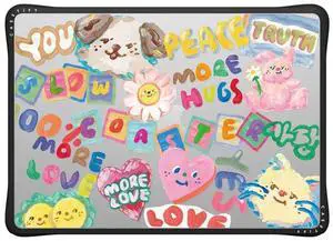 CASETiFY Impact MacBook Air 13.6" (M2-M4) Case [Cushioned Impact Corners/Scratch-Resistant/Anti-Slip Grip] - SLOWCOASTER Sticker - Clear Black